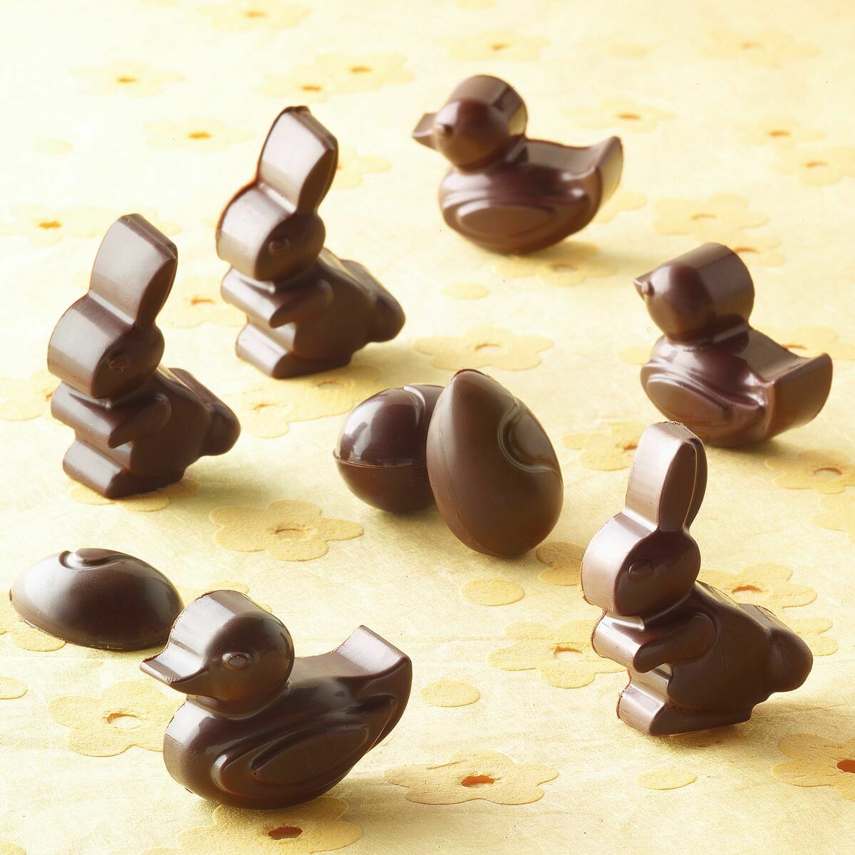 SALE!!! Silikomart Chocolate Mould -Easter Bunny, Chicks &amp; Eggs - Καλούπι Σιλικόνης για Πασχαλινά σοκολατάκια
