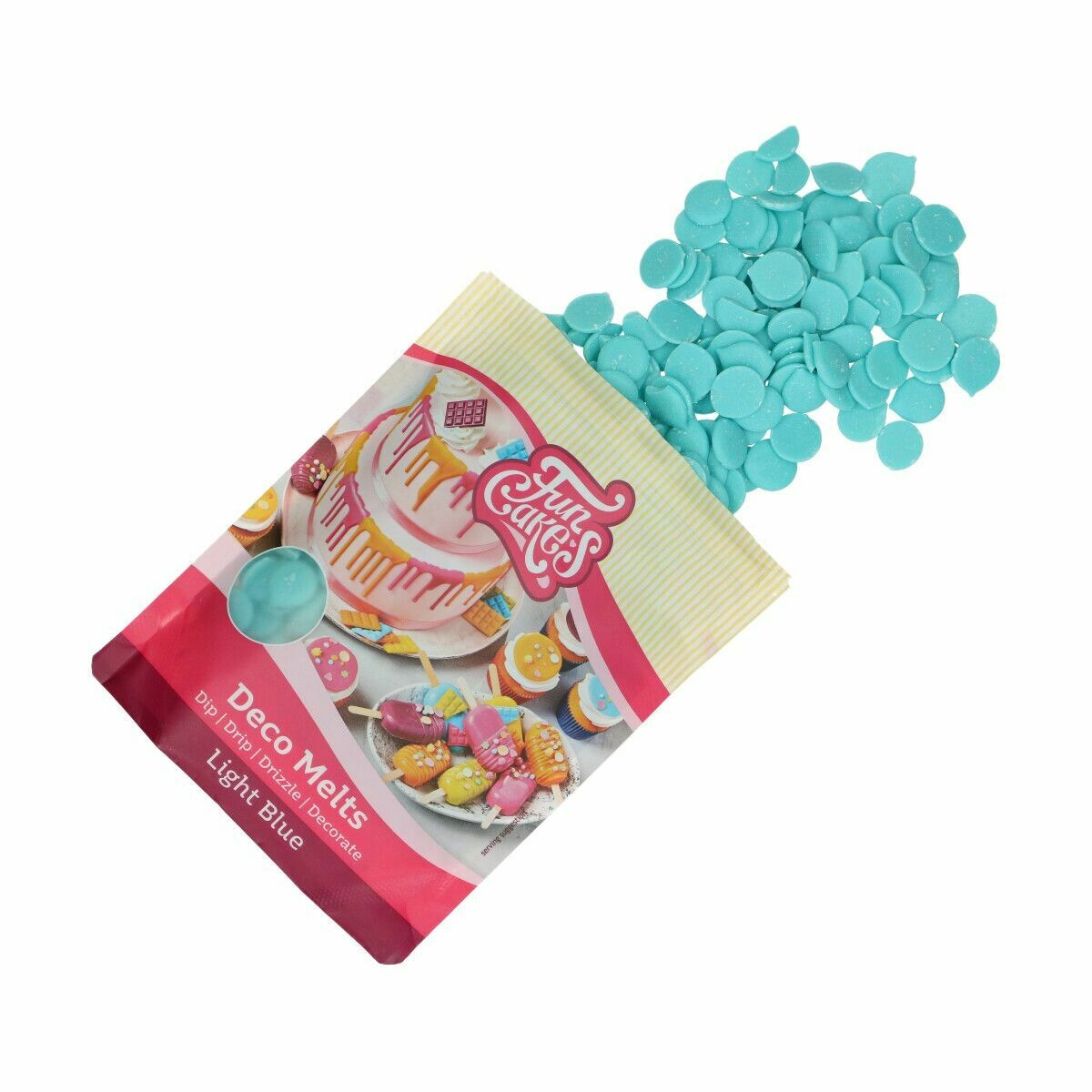 FunCakes Deco Melts -LIGHT BLUE -Γαλάζιο 250γρ