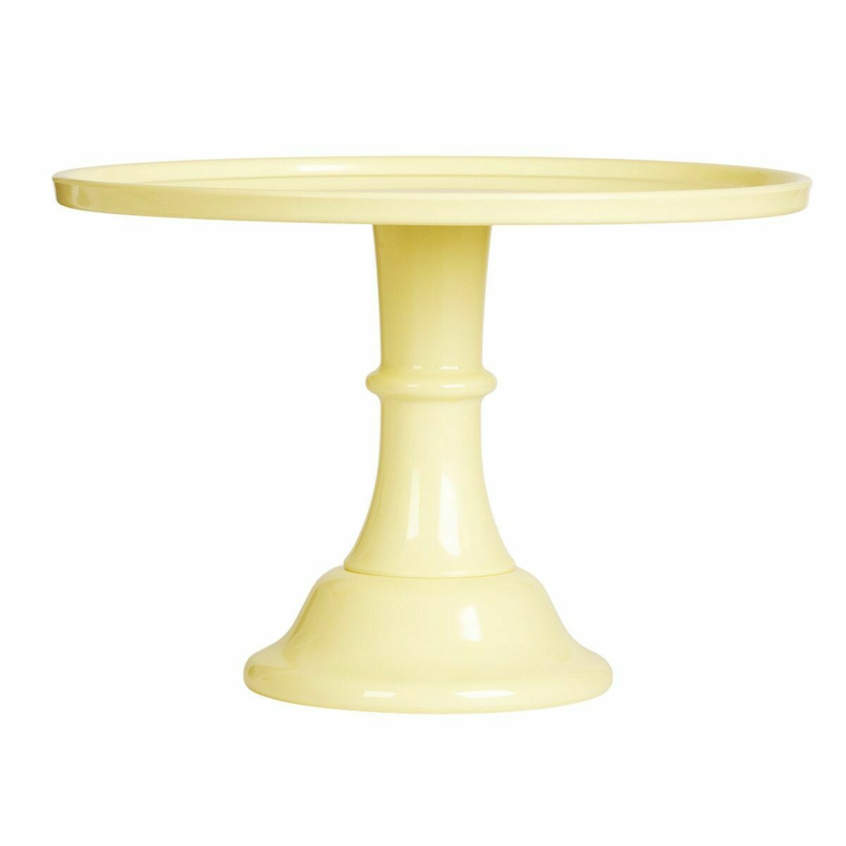 Melamine Cake Stand -LARGE YELLOW - Μεγάλη Βάση Για Τούρτα από Μελαμίνη - Κίτρινη 30εκ