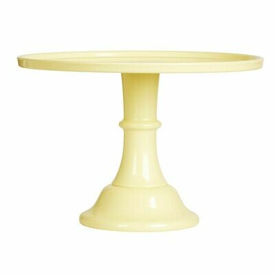 Melamine Cake Stand -LARGE YELLOW - Μεγάλη Βάση Για Τούρτα από Μελαμίνη - Κίτρινη 30εκ