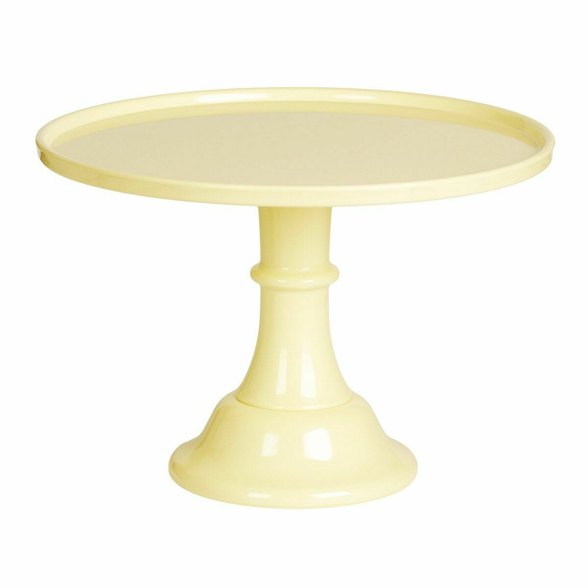 Melamine Cake Stand -LARGE YELLOW - Μεγάλη Βάση Για Τούρτα από Μελαμίνη - Κίτρινη 30εκ