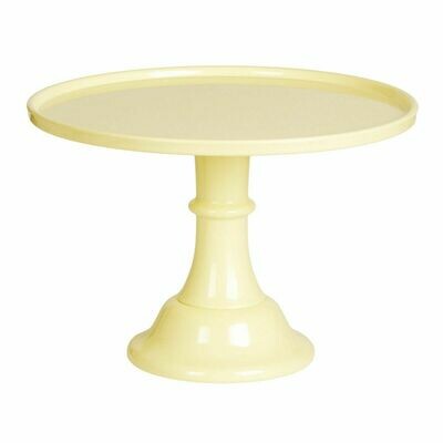 Melamine Cake Stand -LARGE YELLOW - Μεγάλη Βάση Για Τούρτα από Μελαμίνη - Κίτρινη 30εκ