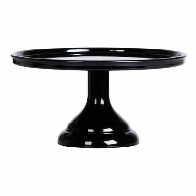 Melamine Cake Stand -SMALL BLACK - Μικρή Βάση Για Τούρτα από Μελαμίνη - Μάυρη 24εκ