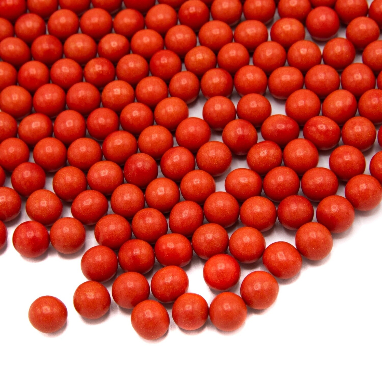 Happy Sprinkles -Choco Dragees -MEDIUM RED 90g - Βρώσιμες σοκολατένιες πέρλες Κόκκινες
