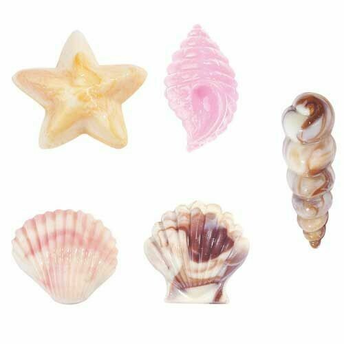 Wilton Candy Mould -SEASHELLS - Πλαστικό Καλούπι για Σοκολατένια Κοχύλια