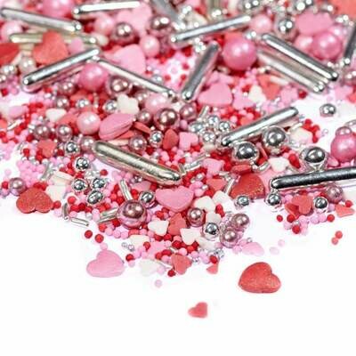 Happy Sprinkles Mix -BE MINE 90g - Μείγμα Ζαχαρωτών 'BE MINE' Happy Sprinkles Mix -BE MINE 90g - Μείγμα Ζαχαρωτών 'BE MINE'
