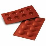 Silikomart - Semisphere Mould -Καλούπι Σιλικόνης για 8 Ημισφαίρια Μεσαία-5εκ