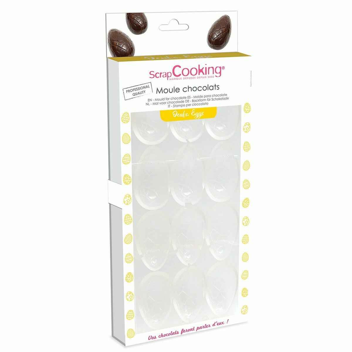 SALE!!! ScrapCooking Chocolate Mould -EGGS - Καλούπι για 12 σοκολατένια Αυγά