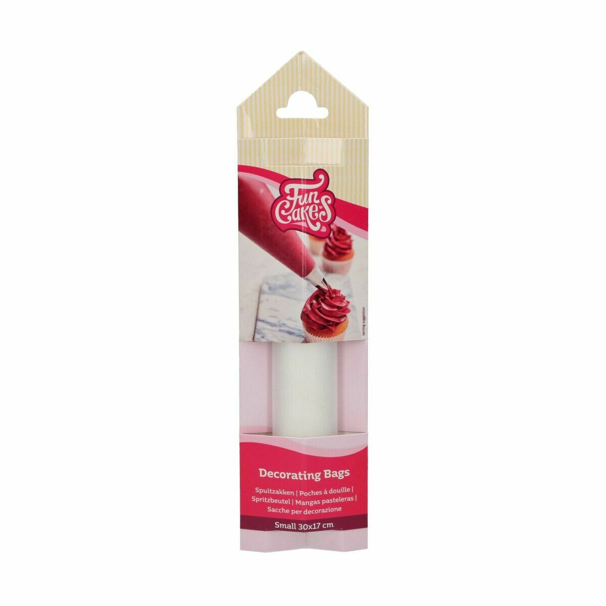 FunCakes Decorating bags -SMALL 30εκ -Σακούλες Ζαχαροπλαστικής/Κορνέ Μιας Χρήσης 10 τεμ