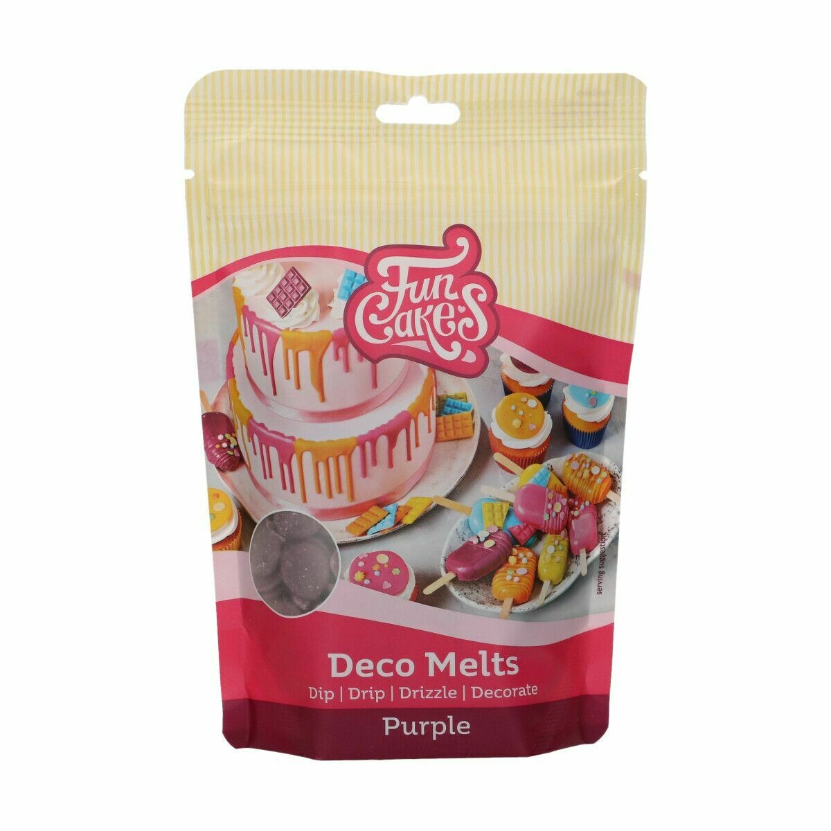 FunCakes Deco Melts -PURPLE  -Μωβ 250γρ