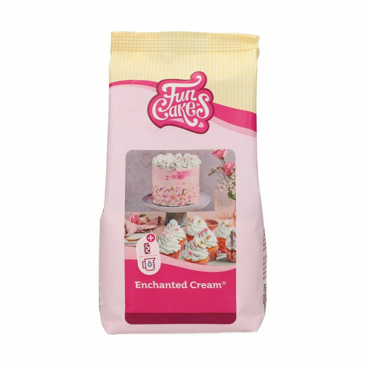 FunCakes Mix for ENCHANTED CREAM 450γρ - Μείγμα για Απαλή Βελούδινη Κρέμα με Γεύση Βανίλιας
