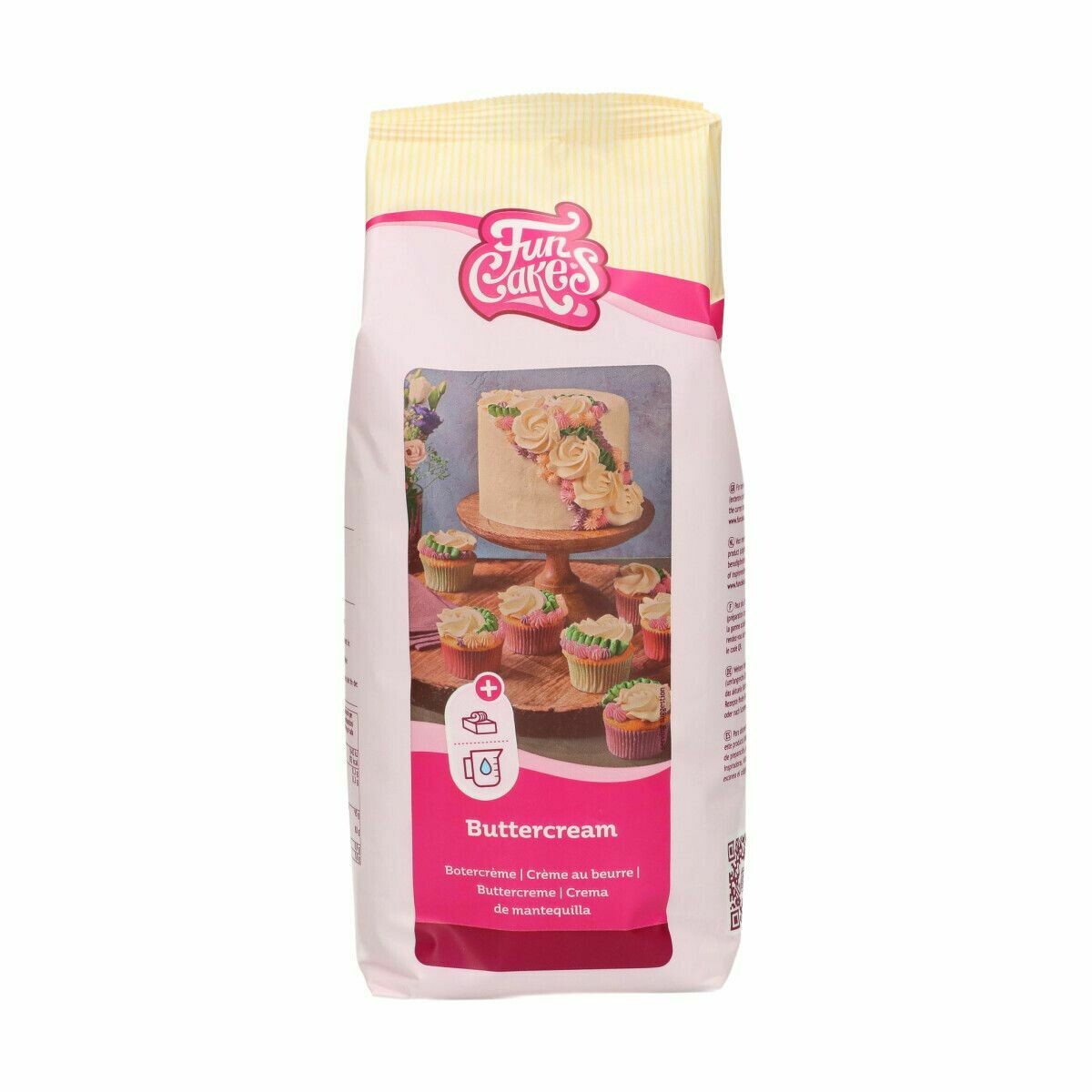 FunCakes Mix -BUTTERCREAM -Μείγμα για Βουτυρόκρεμα 1 Κιλό