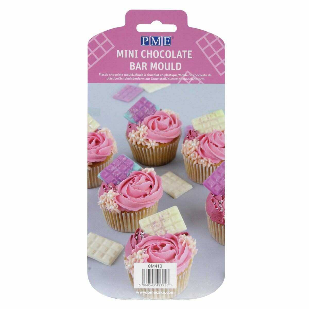 PME Candy Mould - MINI CHOCOLATE BAR - Πλαστικό Καλούπι για Σοκολατένιες Μπάρες