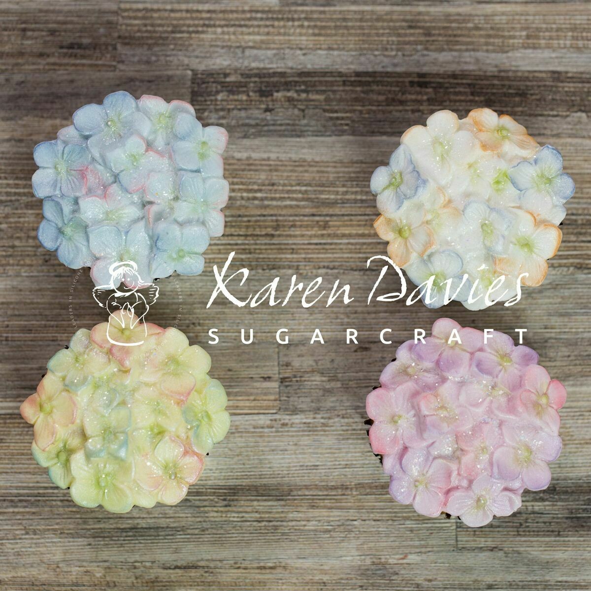 Karen Davies HYDRANGEA  -Καλούπι Σιλικόνης Ορτανσία