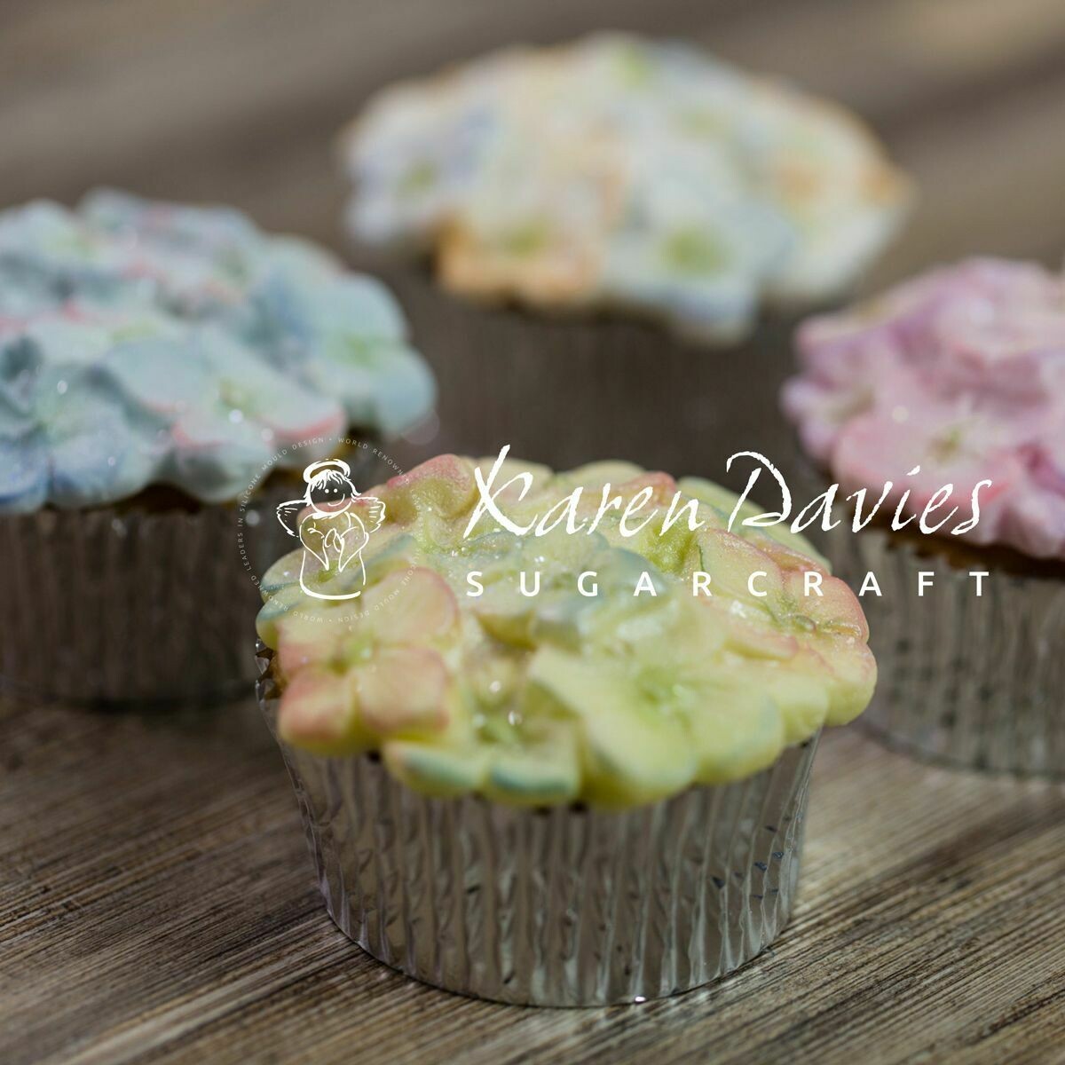 Karen Davies HYDRANGEA  -Καλούπι Σιλικόνης Ορτανσία