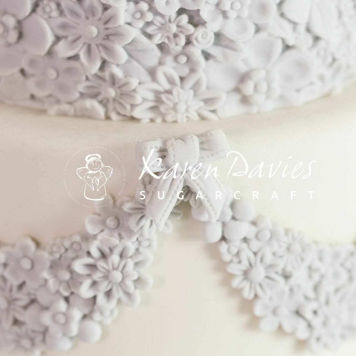 Karen Davies SUGAR FLOWER GARLAND  -Καλούπι Σιλικόνης Γιρλάντα από Λουλούδια ∞∞∞