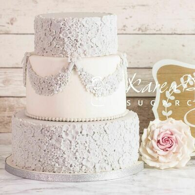 SALE!!! Karen Davies SUGAR FLOWER GARLAND  -Καλούπι Σιλικόνης Γιρλάντα από Λουλούδια