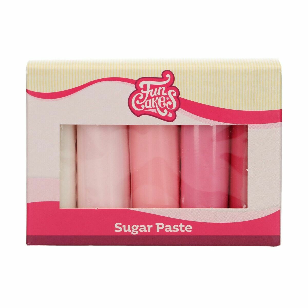 FunCakes Fondant -MULTIPACK -PINK COLOUR PALETTE 5x100g - Σετ με 5 Ζαχαρόπαστες σε Αποχρώσεις του Ροζ