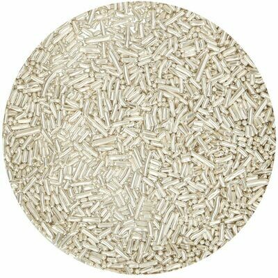 FunCakes Sugar Strands -METALLIC SILVER 80γρ - Τρούφα Ασημί Μεταλιζέ