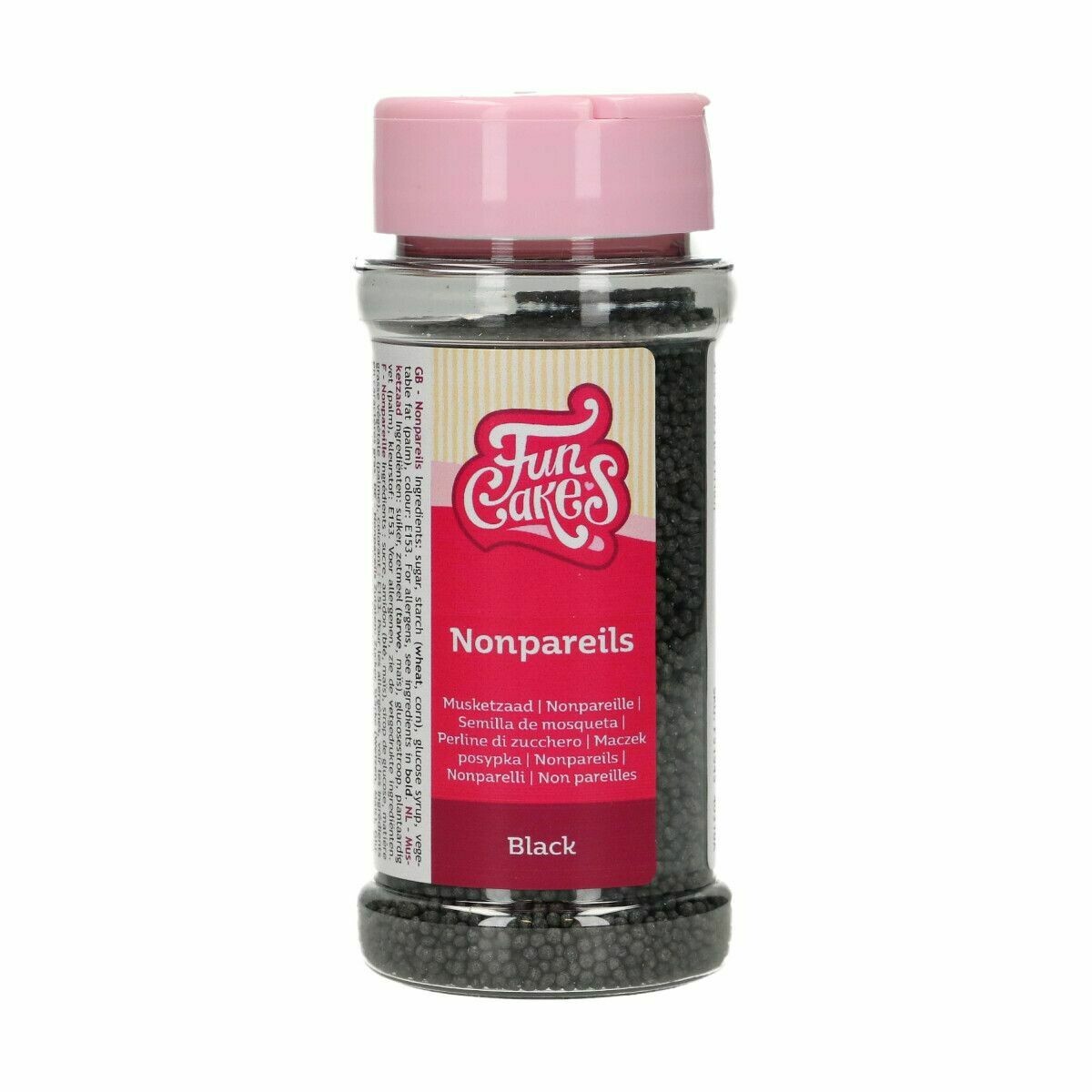 FunCakes Nonpareils -BLACK - Κας-Κας -Μαύρο 80γρ