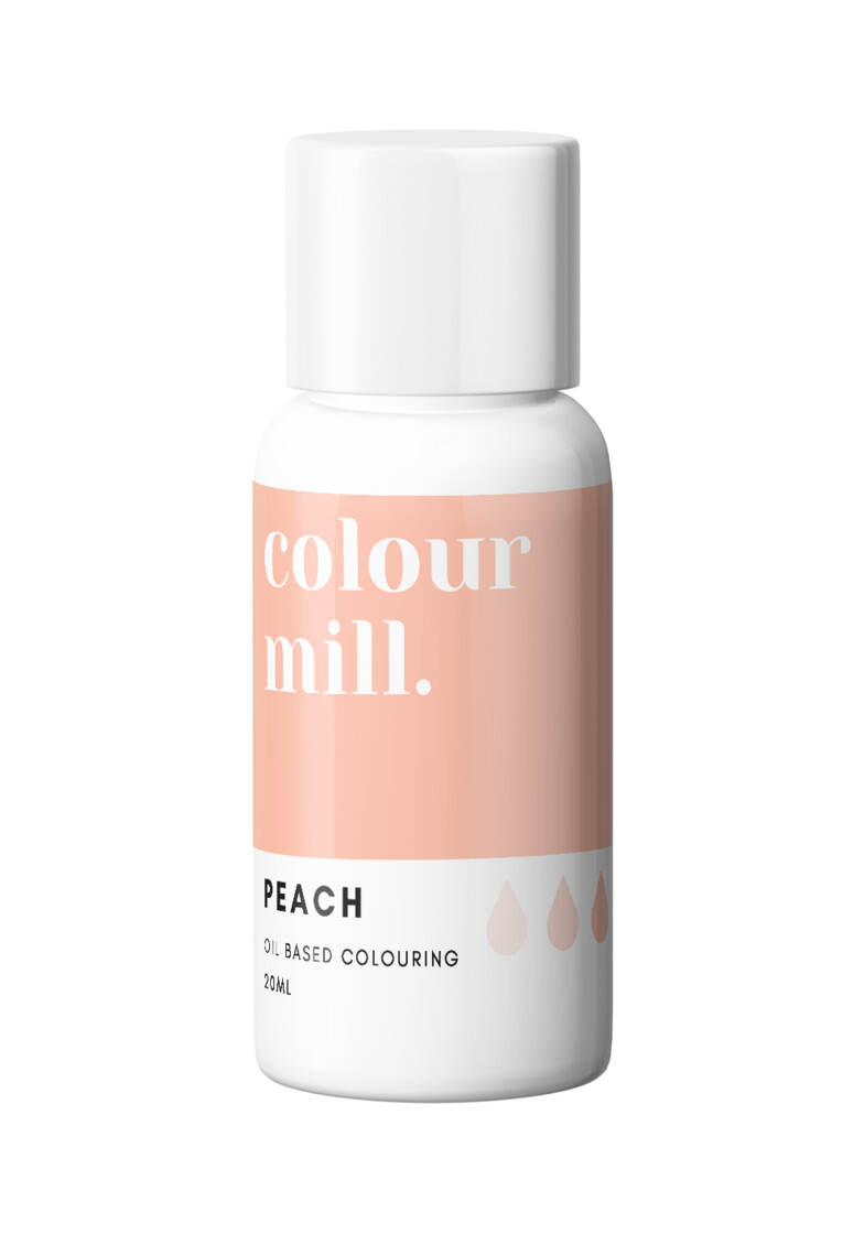 Colour Mill Oil Based Gel Colour - PEACH 20ml - Χρώμα Σοκολάτας σε Τζελ Ροδακινί