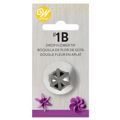 WILTON Nozzle -DROP FLOWER No.1B -Μύτη Κορνέ Λουλούδι