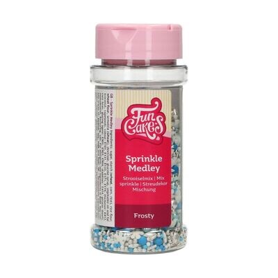FunCakes Sprinkle Mix 65γρ -FROSTY MEDLEY - Μείγμα  Ζαχαρωτών FROSTY MEDLEY