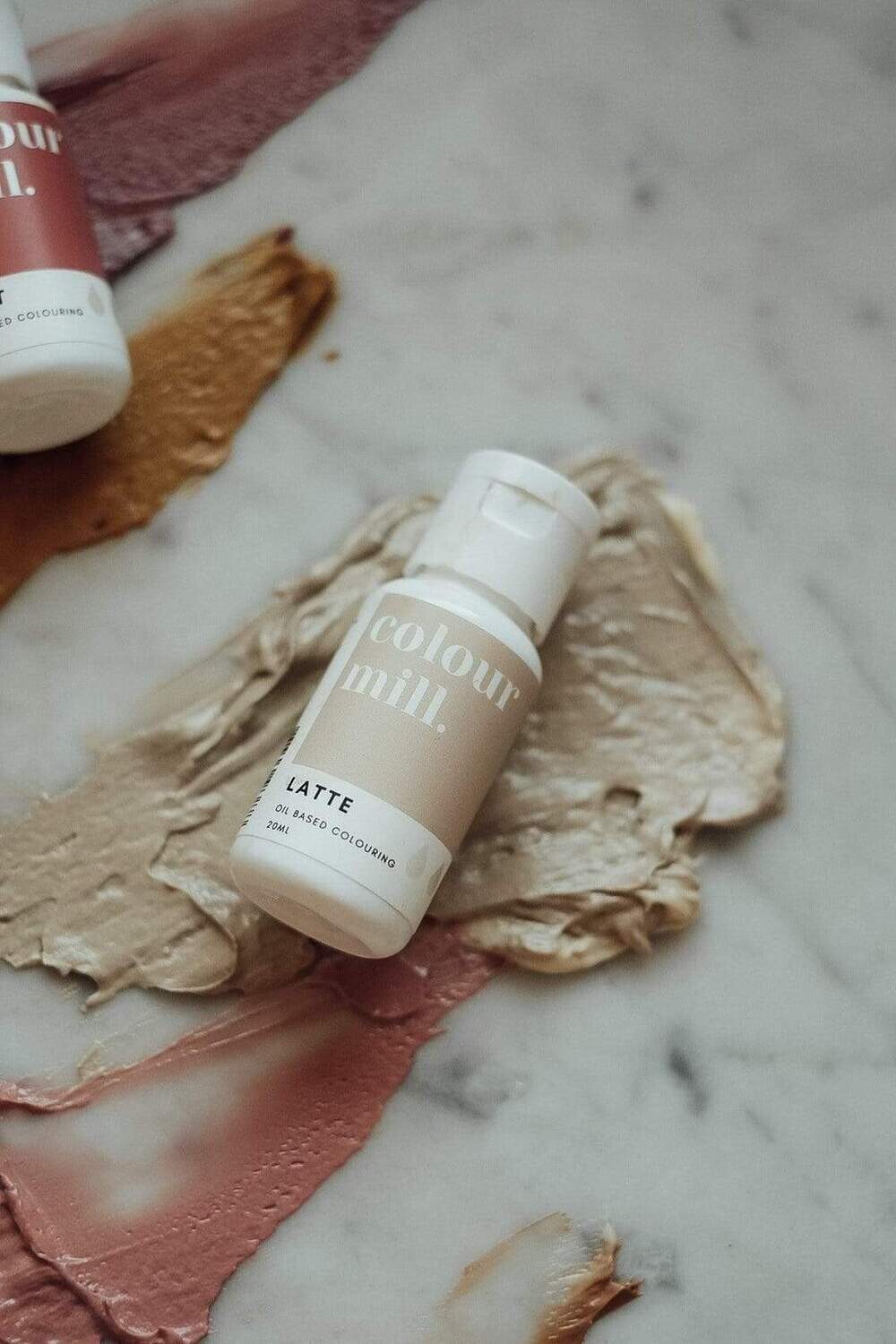 Colour Mill Oil Based Gel Colour - LATTE 100ml - Χρώμα Σοκολάτας σε Τζελ Μπεζ/Λάτε