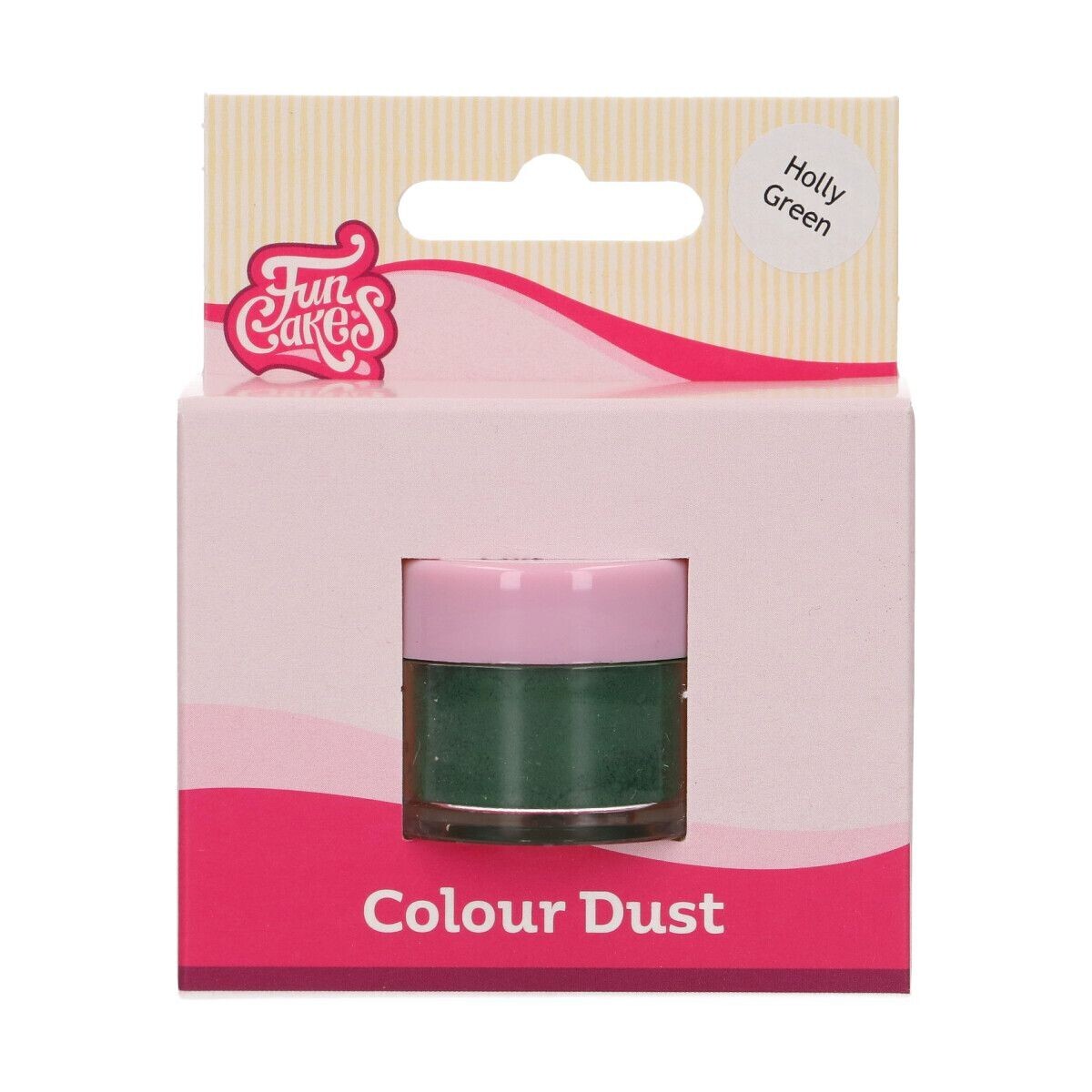 FunCakes Edible Dust -MATT -HOLLY GREEN - Βρώσιμη Σκόνη Ματ - Πράσινο του Πρίνου