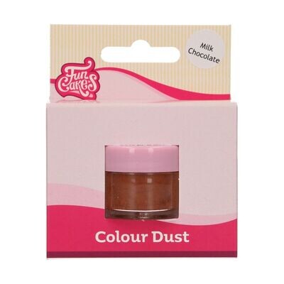 FunCakes Edible Dust -MATT -MILK CHOCOLATE - Βρώσιμη Σκόνη Ματ - Σοκολάτα Γάλακτος