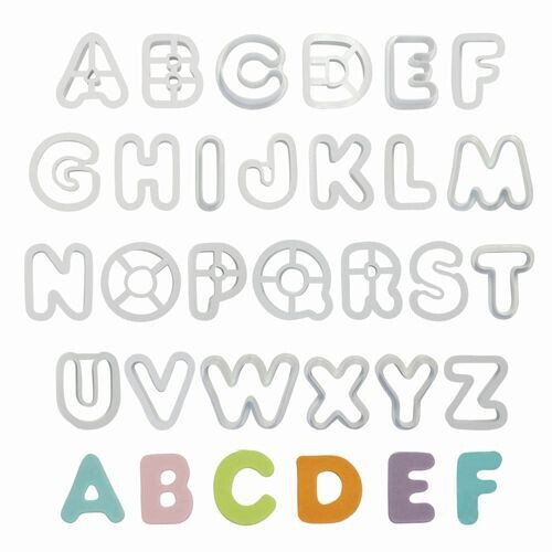 PME Cutters -ALPHABET -Σετ 26τεμ Κουπ πατ Αλφάβητο Κεφαλαία Γράμματα -5.3εκ