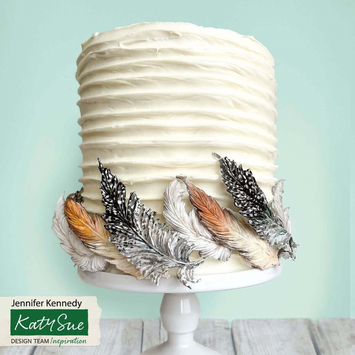 Katy Sue Silicone Mould -FEATHERS -Καλούπι Σιλικόνης Φτερά