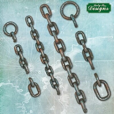 Katy Sue Silicone Mould -CHAINS -Καλούπι Σιλικόνης Αλυσίδες