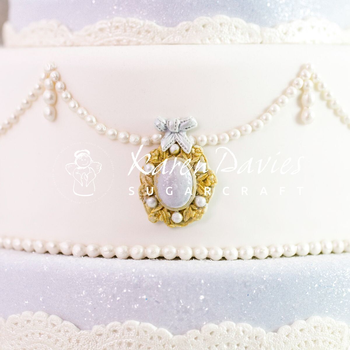 Karen Davies PEARL BORDERS  -Καλούπι Σιλικόνης Πέρλες