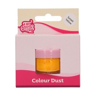 FunCakes Edible Dust -MATT -SUNSET YELLOW - Βρώσιμη Σκόνη Ματ - Έντονο Κίτρινο