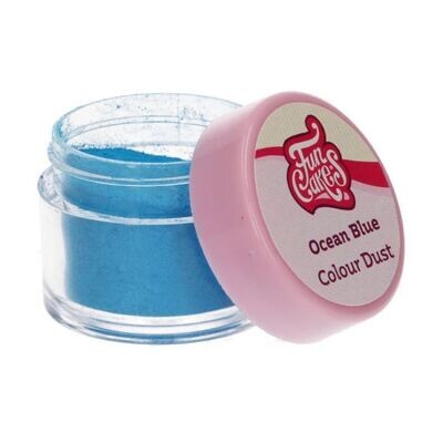 FunCakes Edible Dust -MATT -OCEAN BLUE - Βρώσιμη Σκόνη Ματ - Μπλε Τιρκουάζ
