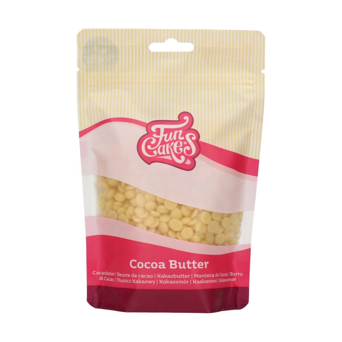 FunCakes Cocoa Butter Drops 200γρ - Βούτυρο Κακάο