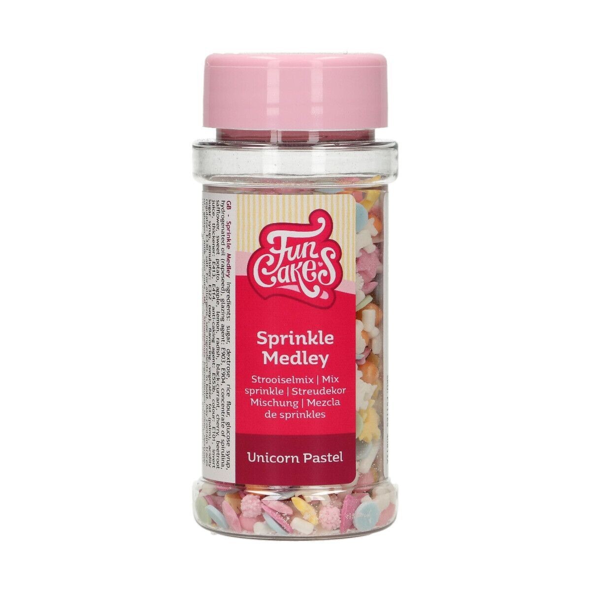 FunCakes Sprinkle Mix 50γρ -PASTEL UNICORN MEDLEY - Μείγμα Ζαχαρωτών - Μονόκερος σε Παστέλ αποχρώσεις
