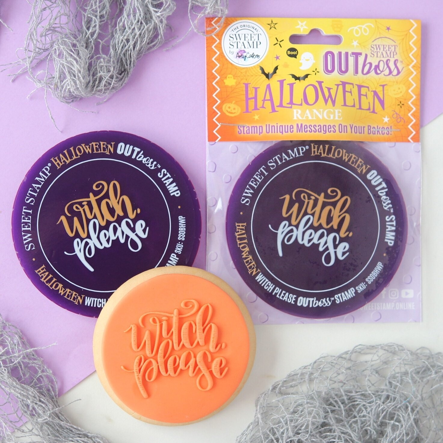 Sweet Stamp -OUTboss Halloween -WITCH, PLEASE - Σφραγίδα Halloween WITCH, PLEASE