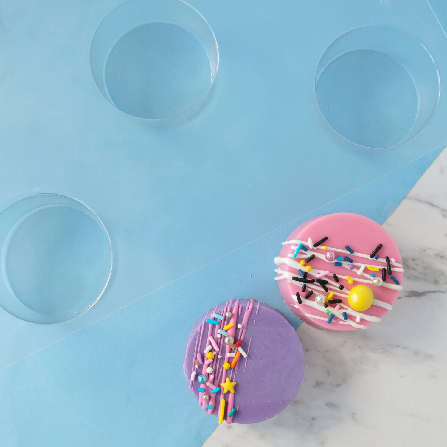 Oreo Cookie Chocolate Mould - Καλούπι για Κατασκευή 5 Μπισκότων Όρεο
