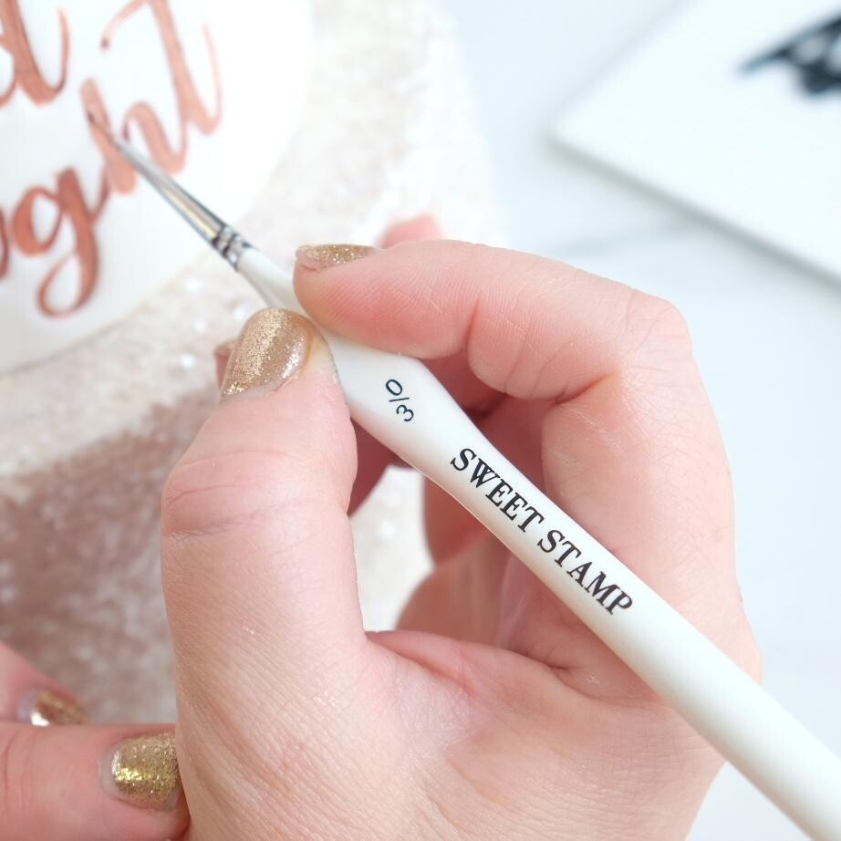 Sweet Stamp -Luxury Professional Brushes DUO 2τμχ - Επαγγελματικά Πινέλα Πολυτελείας