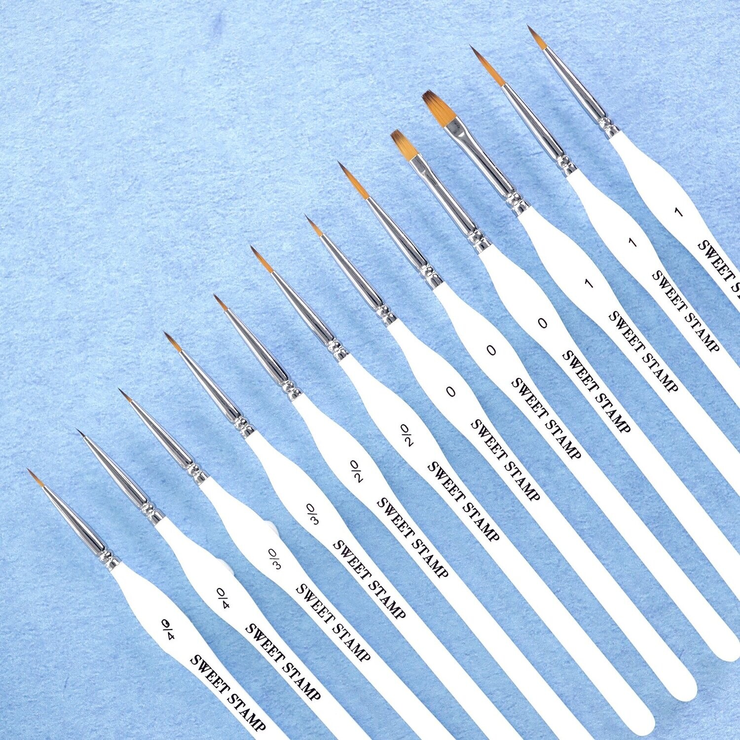 Sweet Stamp -Luxury Professional Brushes 12τμχ - Επαγγελματικά Πινέλα Πολυτελείας