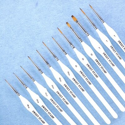 Sweet Stamp -Luxury Professional Brushes 12τμχ - Επαγγελματικά Πινέλα Πολυτελείας