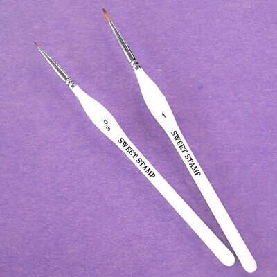 Sweet Stamp -Luxury Professional Brushes DUO 2τμχ - Επαγγελματικά Πινέλα Πολυτελείας