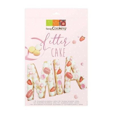 ScrapCooking Cake/Cookie Template -ALPHABET LETTERS 26τμχ ScrapCooking Cake/Cookie Template -ALPHABET LETTERS 26τμχ