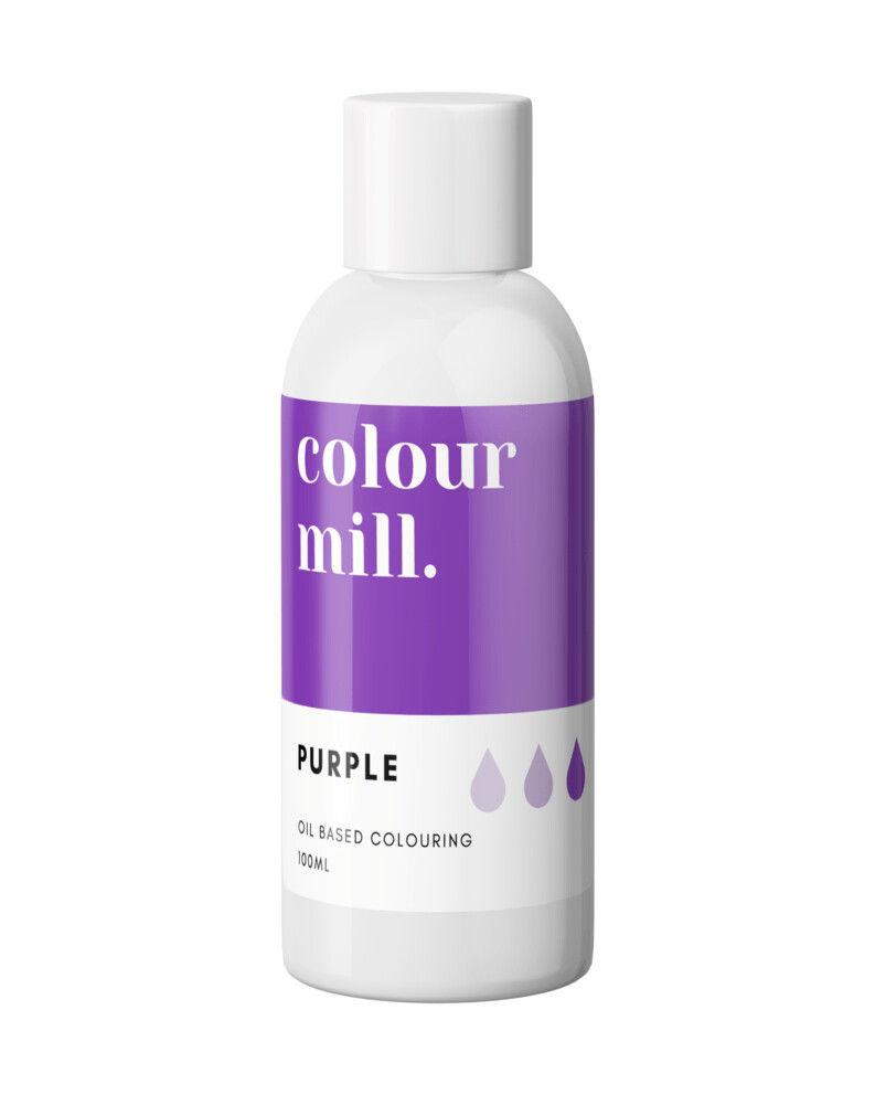 Colour Mill Oil Based Gel Colour - PURPLE 100ml - Χρώμα Σοκολάτας σε Τζελ Μωβ