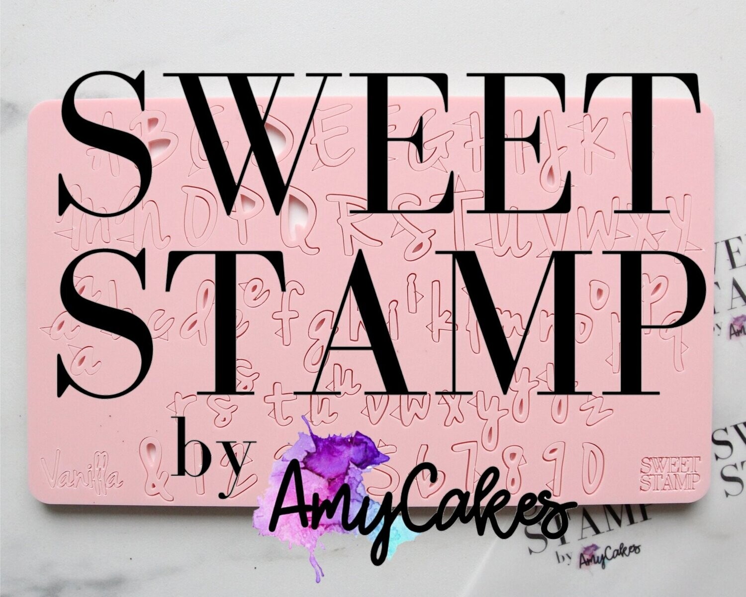 Sweet Stamp -Fonts -SMALL -VANILLA - Σφραγίδες Γράμματα Μικρό Μέγεθος