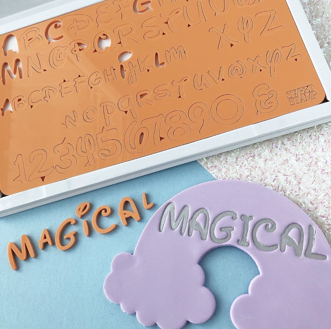 Sweet Stamp -Fonts -MEDIUM -MAGICAL - Σφραγίδες Γράμματα Μεσαίο Μέγεθος Disney/Ντίσνεϋ