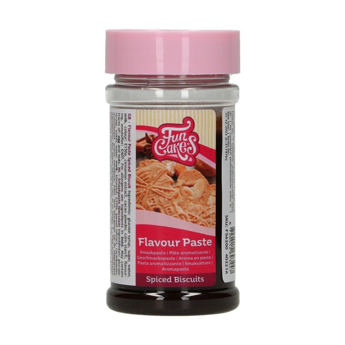 FunCakes Flavour Paste -Spiced Biscuit 100γρ - Συμπυκνωμένη Πάστα με γεύση Μπισκότο με κανέλλα