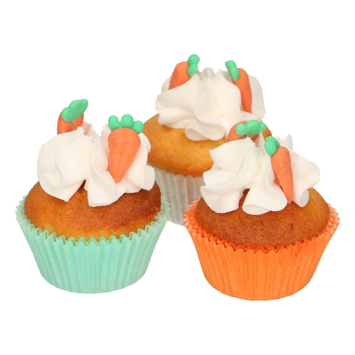 FunCakes Sugar Decorations -CARROTS 16τμχ - Βρώσιμα Διακοσμητικά Ζαχαρωτά Καρότα